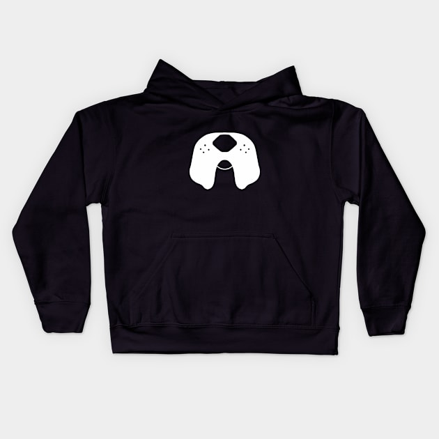 Doggy Face 3 Kids Hoodie by Episodic Drawing